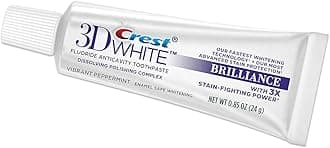 Crest Crest 3D White Fluoride Anticavity Toothpaste 0.85 oz (Pack of 2)