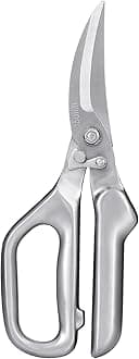 LIVINGO 9.5" Poultry Shears – Premium Heavy Duty Kitchen Scissors with Sharp Stainless Steel Blades, Safety Lock, Ideal for Bone Chicken Poultry Meat Cooking Fish Vegetable, Chef Utility, BBQ