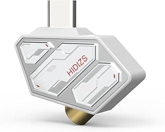 HIDIZS SD2 Portable Headphone Amplifier Type-C to 3.5mm Adapter Dongle DAC Hi-Res Audio Decoder with High Audio Quality,White