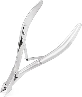 Cuticle Trimmer Cuticle Nippers,Professional Stainless Steel Cuticle Cutter Cuticle Clippers Cuticle Remover,Pedicure Manicure Tools for Fingernails and Toenails(Silver)