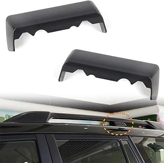 for Toyota Land Cruiser Prado FJ150 2010-2022 Black Exterior Roof Rack Rails Luggage Center Protector Cover Car Accessories 2pcs