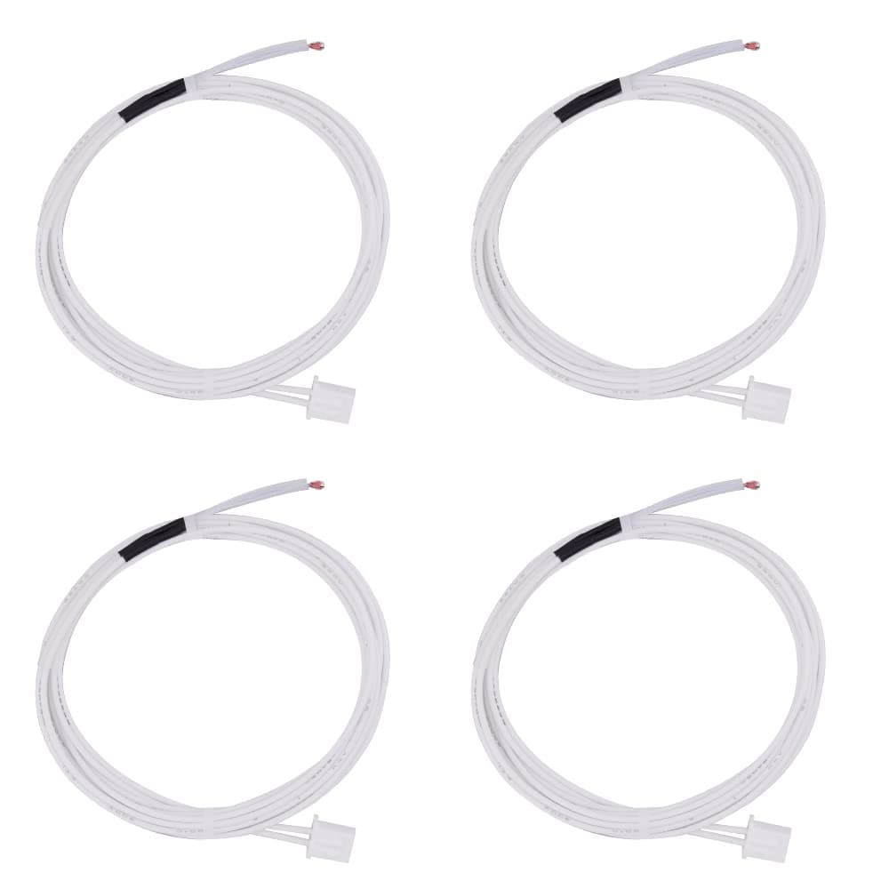 4Pcs 1.2m ohm NTC 100K 3950 Thermistor, 3D Printer NTC Thermistor, Ender 3 Thermistor Sensor Compatible for Creality Ender 3 v2/Ender 3 Pro/Ender 3 Neo/Voxelab Aquila, 2Pin XH2.54,