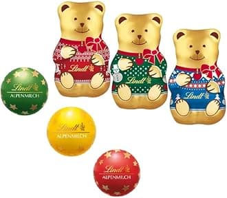 Christmas Mini Teddy and Mini Milk Chocolate Balls (Small))