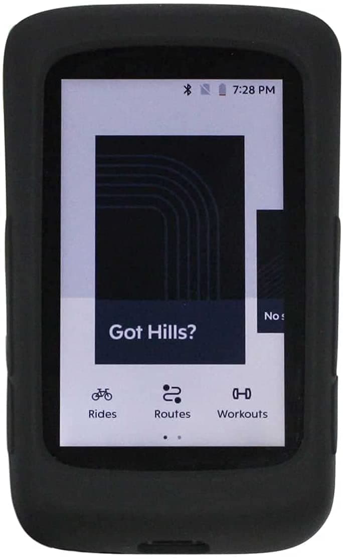 TUFF LUV [Compatible With Hammerhead Karoo 2] Protective Silicone Case & Cover - Black