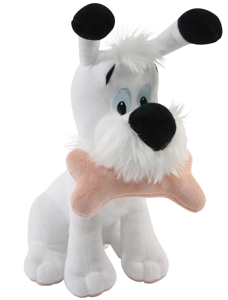 Asterix: Idefix mit Knochen Plüschfigur, 17cm groß [German Version]