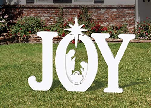 Outdoor Joy Nativity (White)
