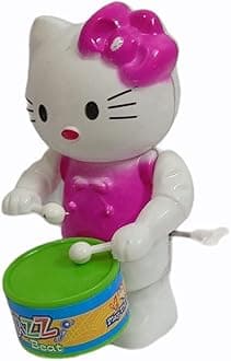 PRIMEFAIR Cute Drummer Toy Key-Operated with Dancing Action for Toddler Kids Best Return Gift's Pack of 1
