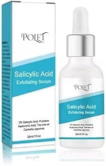Polet 2% Salicylic Acid Serum For Acne, Blackhead & Open Pores | Shrink Pores, Gentle Exfoliating, Salicylic Acid for Anti Ance, Pimple, Spot, Blackhead |For Women & Men | 1 Fl Oz/30ml