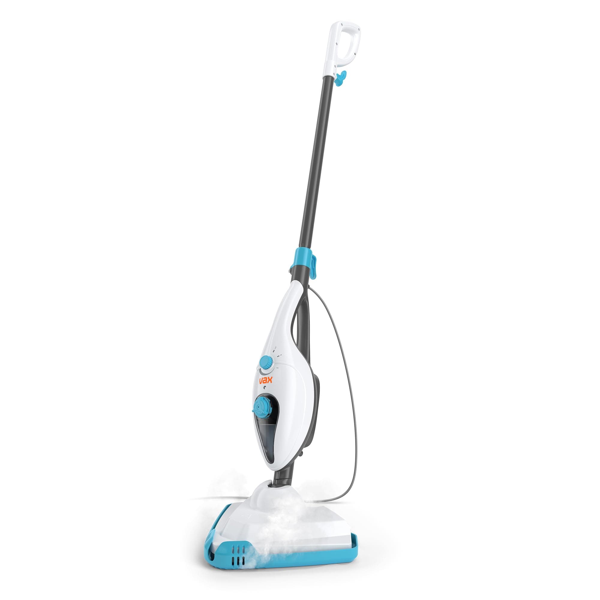 Steam Clean Multifunction Steam Mop | Converts to a Handheld | Variable Steam Control - S85-CM, White and Blue