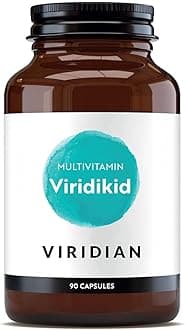 – ViridiKid Multivitamin & Mineral Capsules | Essential Nutritional Support for Kids 2+ | Pure Formula with Vitamins A, B, C, D, E, K, Zinc, Iron | Easy-to-Swallow Microcapsules | 90 Caps