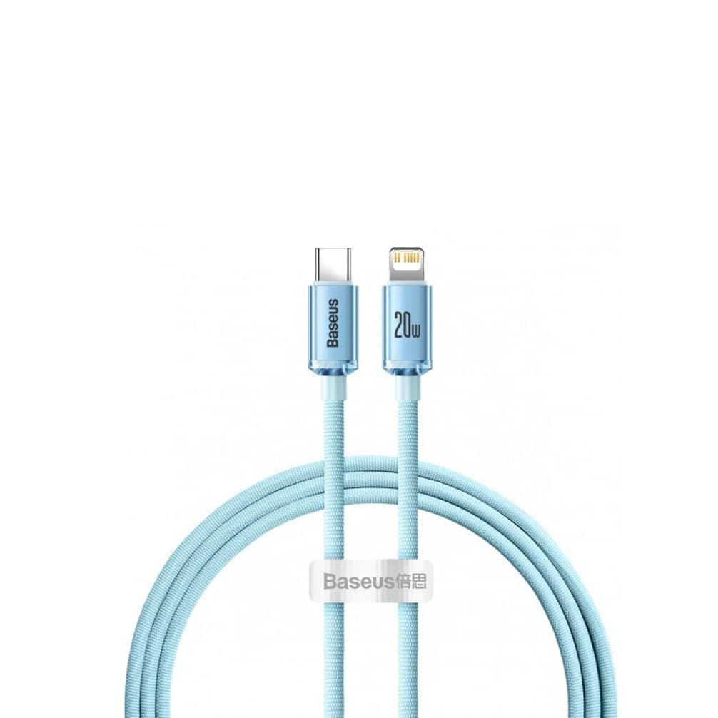 USB-C to Lightning Cable, for iPhone Fast Charger 20W, Braided Nylon Lightning Cable For iPhone 14/Pro Max/14 Pro/13/12 iPad, Airpods 1.2m Blue