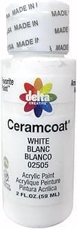 Ceramcoat Acrylic Paint in Assorted Colors (2 oz), 2505, White
