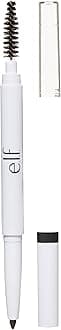 e.l.f. Instant Lift Brow Pencil, Dual-Sided, Precise, Fine Tip, Shapes, Defines, Fills Brows, Contours, Combs, Tames, Deep Brown 0.18g