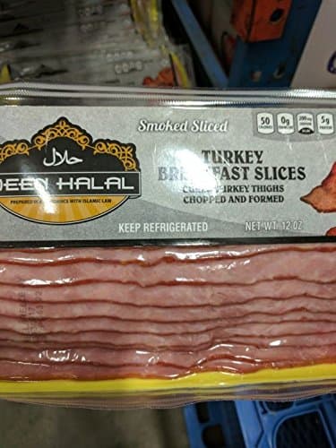 Deen Halal Turkey Bacon 12 Oz (6 Pack)