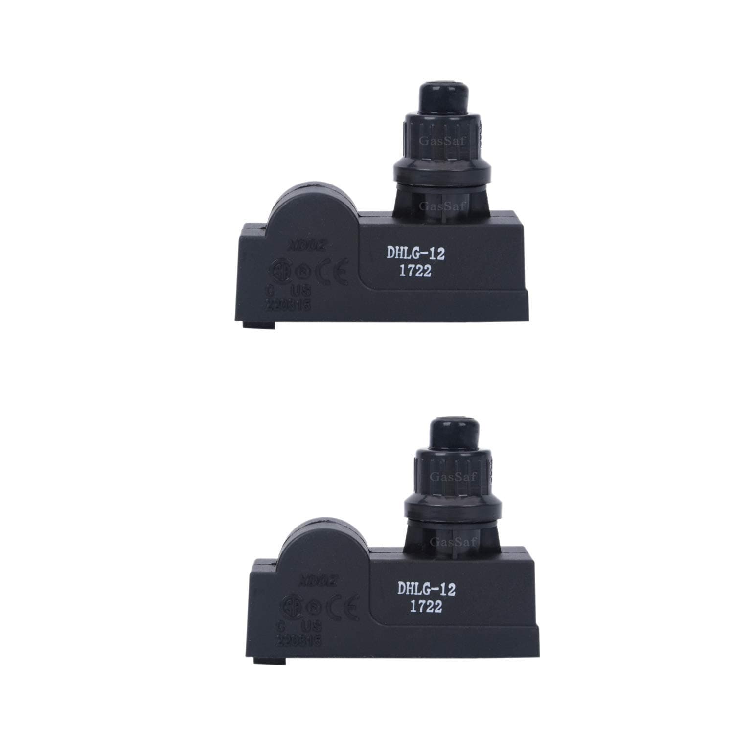 GasSaf Spark Generator 2 Outlet Push Button Grill Ignitor Replacement for Broil King, Broil-Mate, Charbroil, Grillmate, Jenn Air, Kenmore, Kmart, Master Chef(2 Packs)
