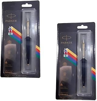 ParkerJotter Standard GT Ballpoint Pen Black (Pack of 2)