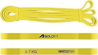 Chennai Super Kings CSK Official Merchandise Heavy Resistance Band for Workout Exercise & Stretching Pull Up Bands for Home, Gym Men & Women Resistance Bands Loop Bands Toning Bands Yellow (3-7 Kg)