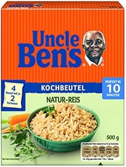 Uncle Ben's Boil In The Bag Wholegrain Rice 500 g