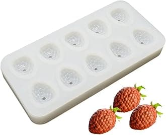 Silicone Mold Baking Pan Non-Stick Baking Pastry Chocolate Cake Dessert DIY Decoration Tools (Raspberry Z_7.8x4x0.14 inch)