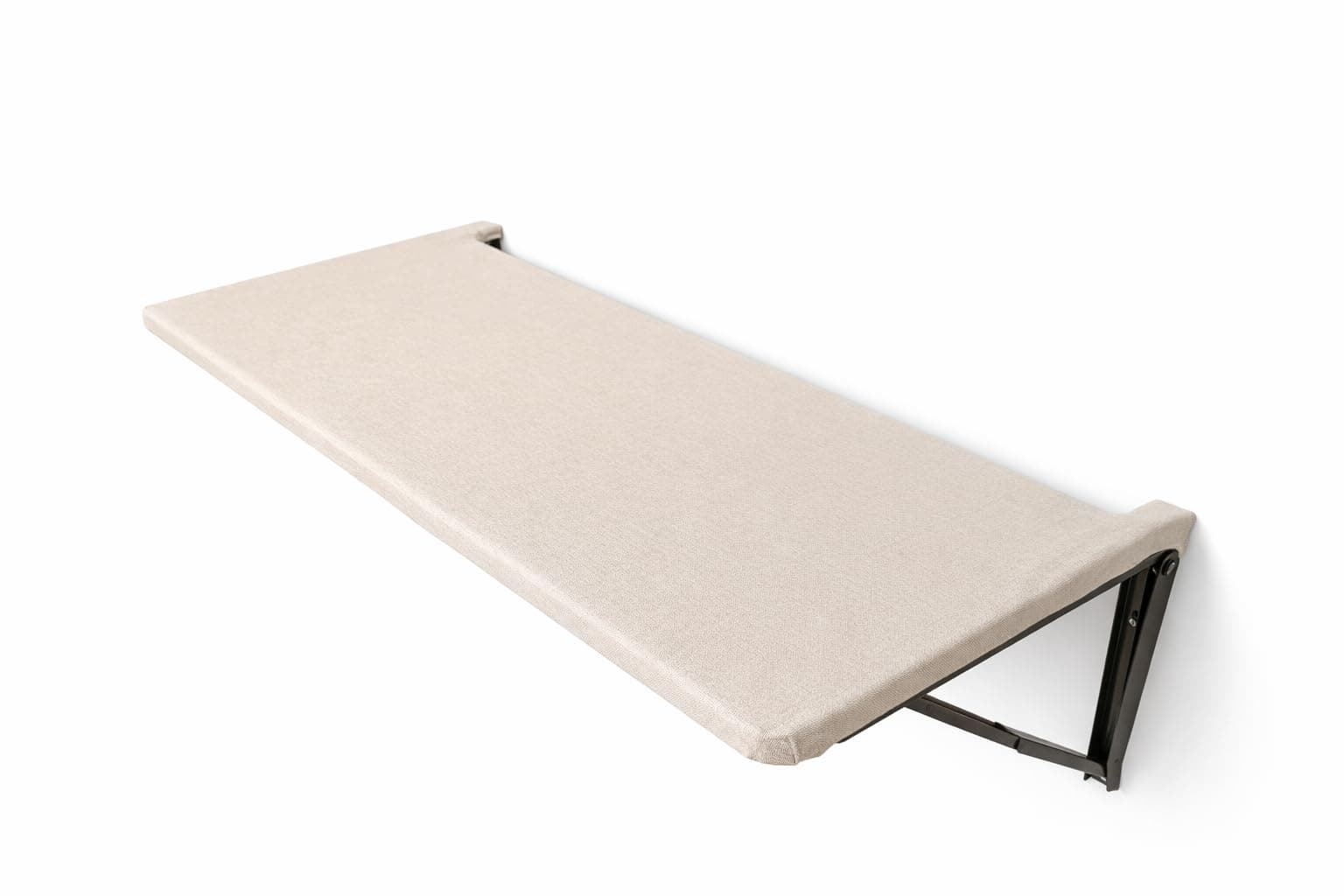 NEO Premium Wall Mounted Foldable Ironing Board | 48 x 20.5 Inch Large Space Saving Ironing Table | Heavy Duty Wall Mount with Washable Off-White Cover