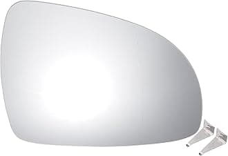 X AUTOHAUX Car Rearview Right Side Mirror Glass Replacement W/Backing Plate Heated White Glass for KIA Sportage 2016-2023