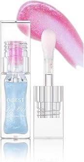 Hydrating Lip Gloss Transparent Lip Care,Magic Color Changing Moisturizing Lip Glow Oil Plumping Glimmer Glow Lipstick, Long Lasting Non-sticky Fresh Texture Lip Oil(Q2394-2#Change Color)