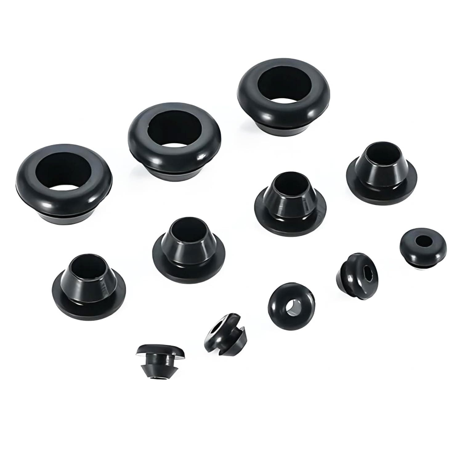 20 PCS Rubber Grommets Cable Railing, Car Grommet, Cable Railing Protective Sleeves for Metal Posts, ID 5mm Mount Dia 8mm