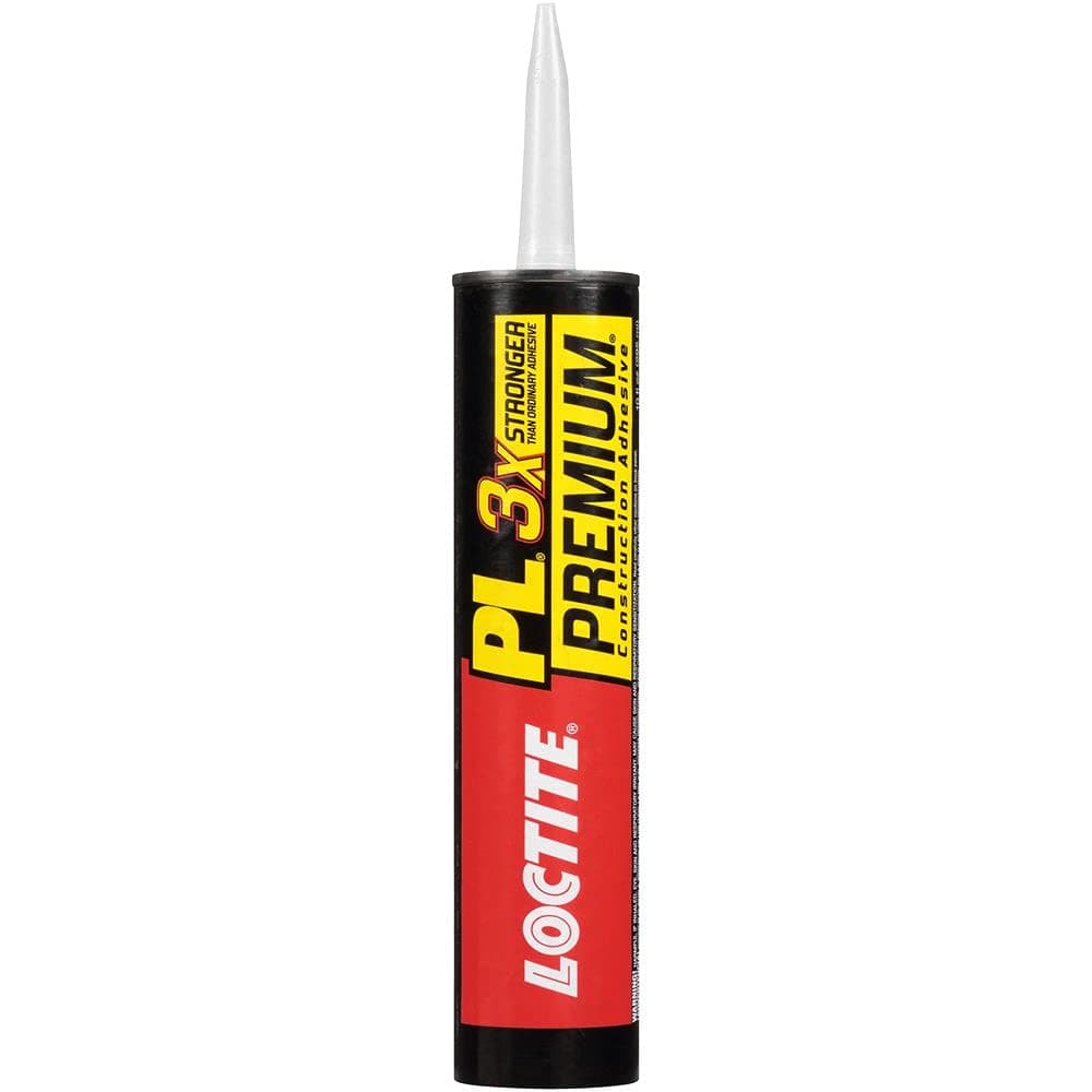 PL Premium Polyurethane Construction Adhesive, Versatile Construction Glue for Wood, Concrete, Stone, Metal & More- 10 fl oz, Cartridge, 1 Pack