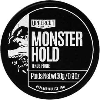Monster Hold Pomade Midi, Heavy and Strong Hold Wax Based Product, Long Lasting and Reworkable For Traditional or Bolder Styles 30g