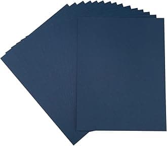 20 Sheets Colored Thick Paper Cardstock Blank for DIY Crafts Cards Making, Invitations, Scrapbook Supplies (Navy Blue, 8.5 x 11 inches)