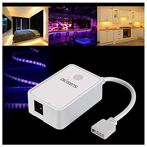 LED Wi-Fi Controller, DILISENS Wireless Smart Controller LED Wi-Fi RGB LED Light Strips Controller Timer, Compatible with Alexa, App Remote Control via IOS/Android Smart Phones (1 Pack)