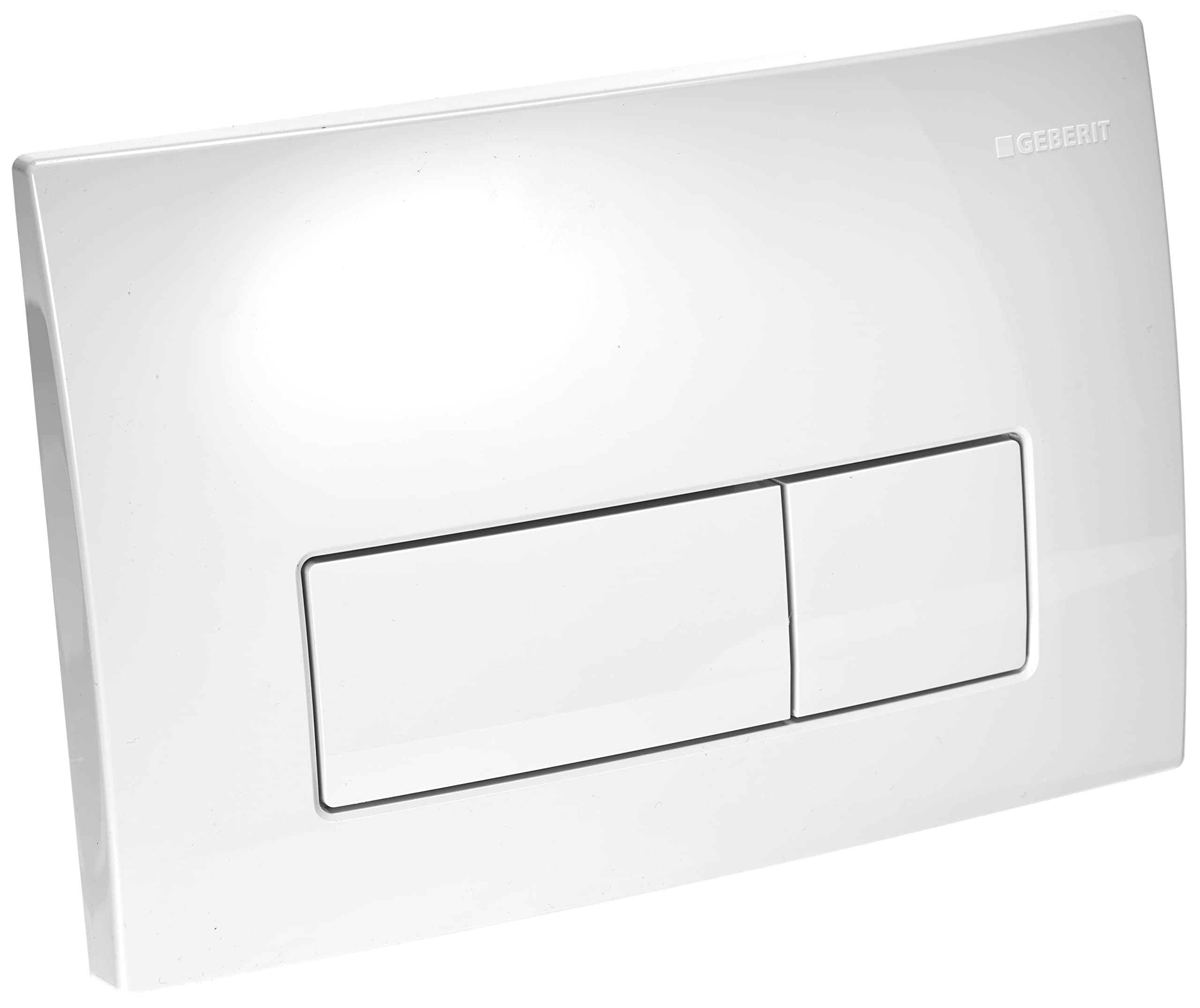 Geberit Actuator Plate, Alpine White, Delta51