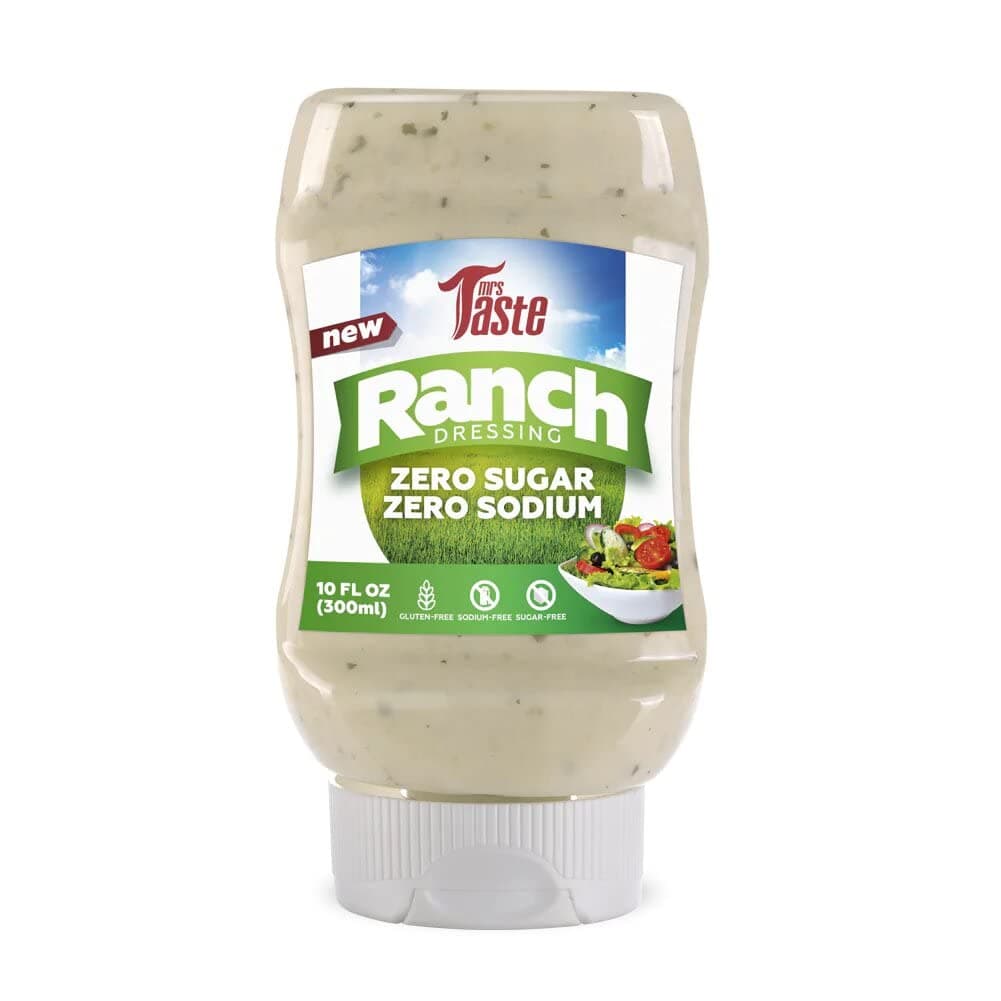 Sugar Free Sauce, Zero Calories, Zero Sodium, Zero Sugar, High Fiber, Keto Friendly, Paleo Friendly, Condiments and Sauces (Ranch)