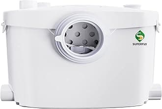 600W Macerator Pump for Basement Macerating Toilet System, Macerator Sewerage Sump Pump, Macerating Toilet pump with 4 Water Inlets,Clean Waste Pump for Basement Bathroom, Sink, Laundry