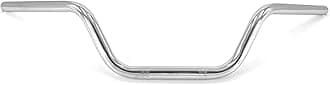 XUEZHENMotorcycle Handlebars，Pro Taper Handlebars Retro Motorbike Handlebar Scooter High-Rise Steering Wheel 7/8'' 22mm(Chrome)