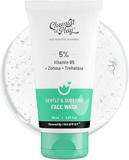 Gentle & Soothing Facewash | 100% soap & fragrance-free| Cleanses, soothes, refreshes & hydrates| Strengthens skin barrier | 150ml