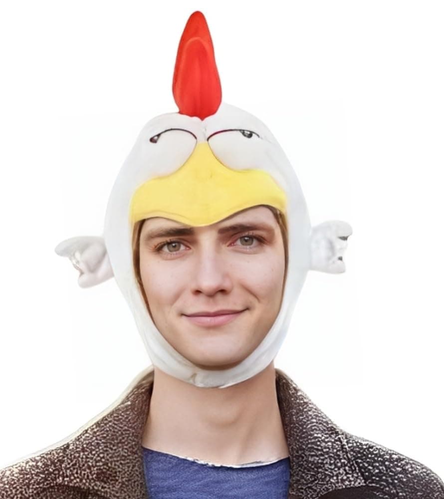 Chicken HAT MGS Metal Gear Solid 5 V The Phantom Pain Plushie Headwear Cap