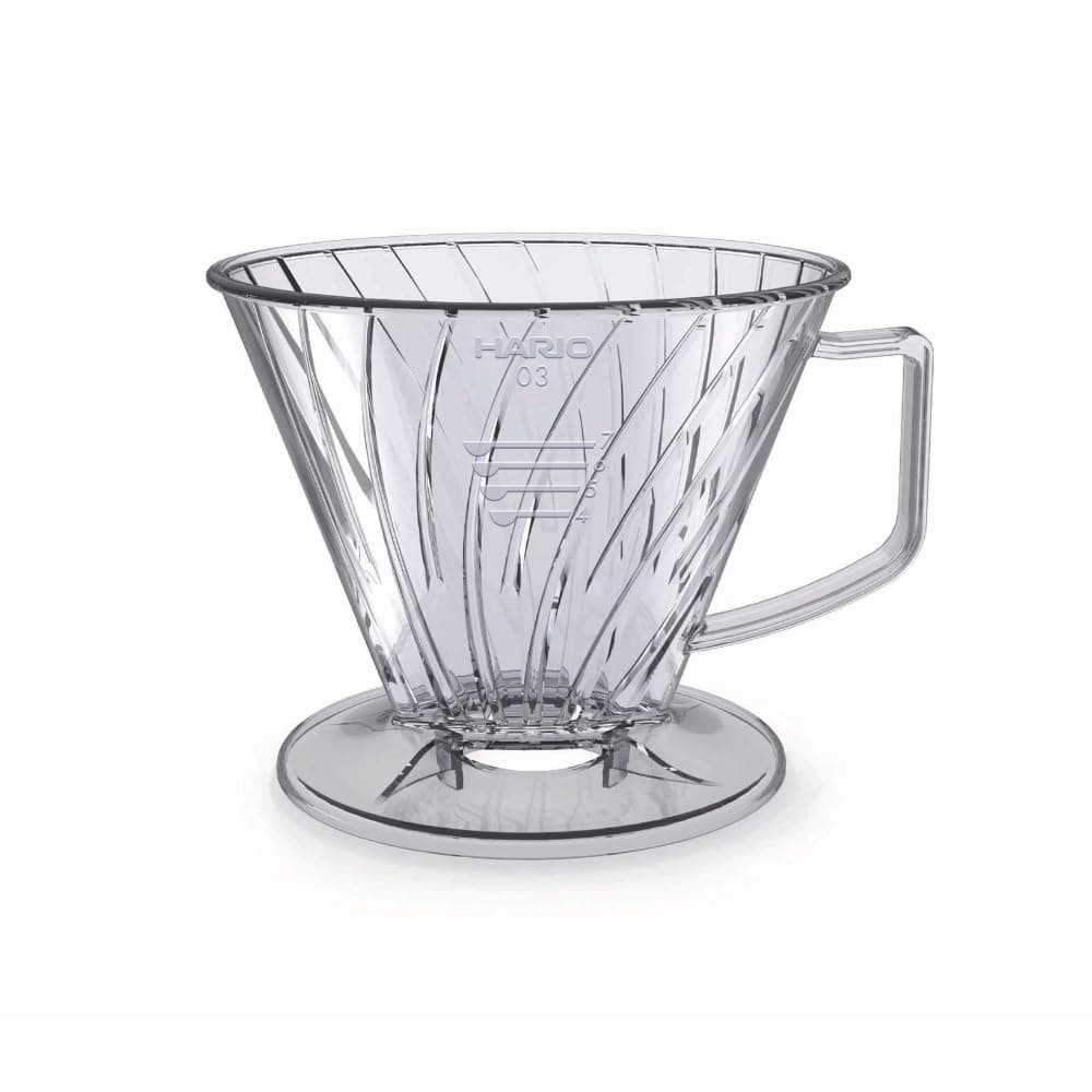 Hario Pegasus Flat Bottom Dripper, Size 03, Clear