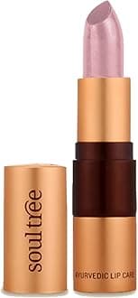 Organic Lipstick with Ayurveda Ingredients (4.5g, Nude Pink) 100% Natural Lipstick For Everyday Use - Sweet Almond & Wild Honey Ayurvedic Lip Stick