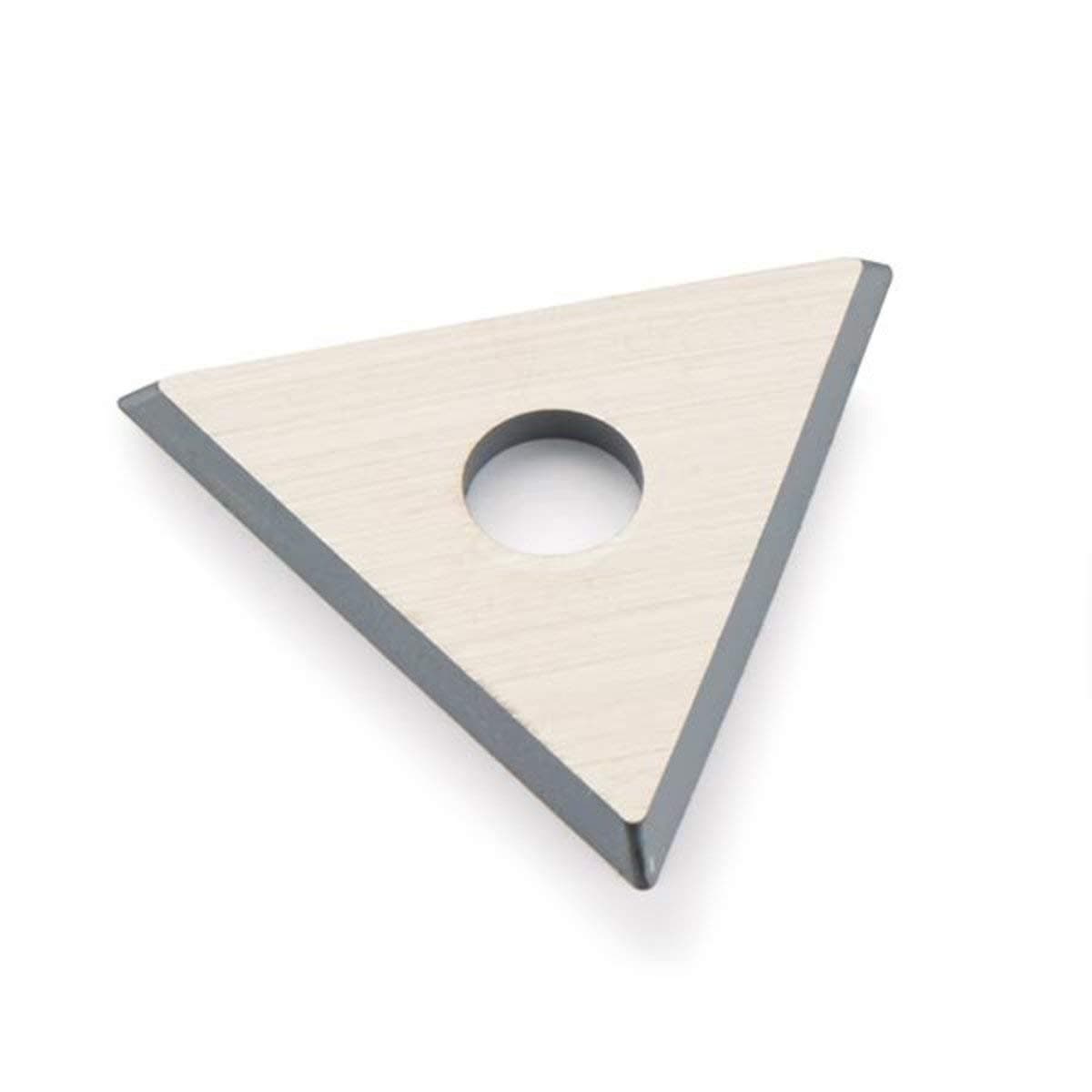 449 L-Inch Triple-Edge Triangle Scraper Blade, 1", Silver