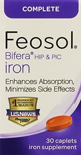 Feosol Complete with Bifera 30 Caplets by Feosol