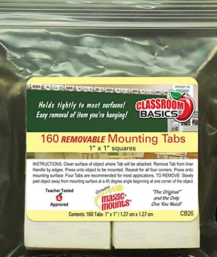 Magic Mounts Removable Mounting Tabs 1" 160ct.