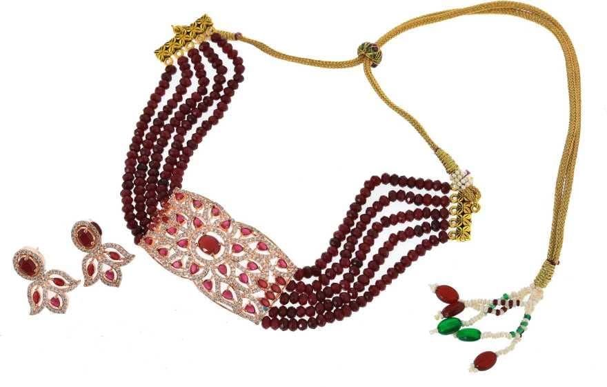 GenericBrass Jewel Set (Red, Gold)