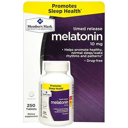 Member's Mark Timed Release Melatonin 10mg (250 ct.)