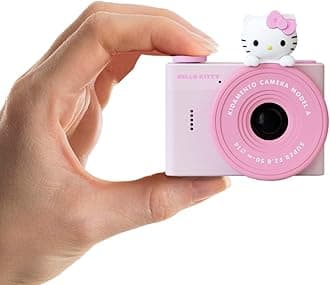 Kidamento Hello Kitty Mini Kids Digital Camera & Video Camcorder, 32GB Memory Card, USB-C, Adjustable Soft Strap Lanyard, Scavenger Hunt Momento Book - Model A Hello Kitty