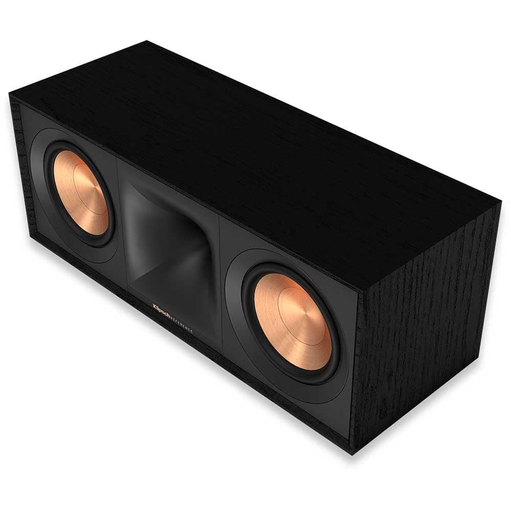 Reference Next-Generation R-50C Horn-Loaded Center Channel Speakers for Crystal-Clear Home Theater Dialogue in Black