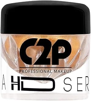 C2P Pro Eyeshadow Pigment for Eye Makeup - 2g | Long-Lasting and Highly Pigmented Loose Precious Pigments with Metallic Effect | Cosmetics For Women and Girls (Trending 11, 02 Gram)