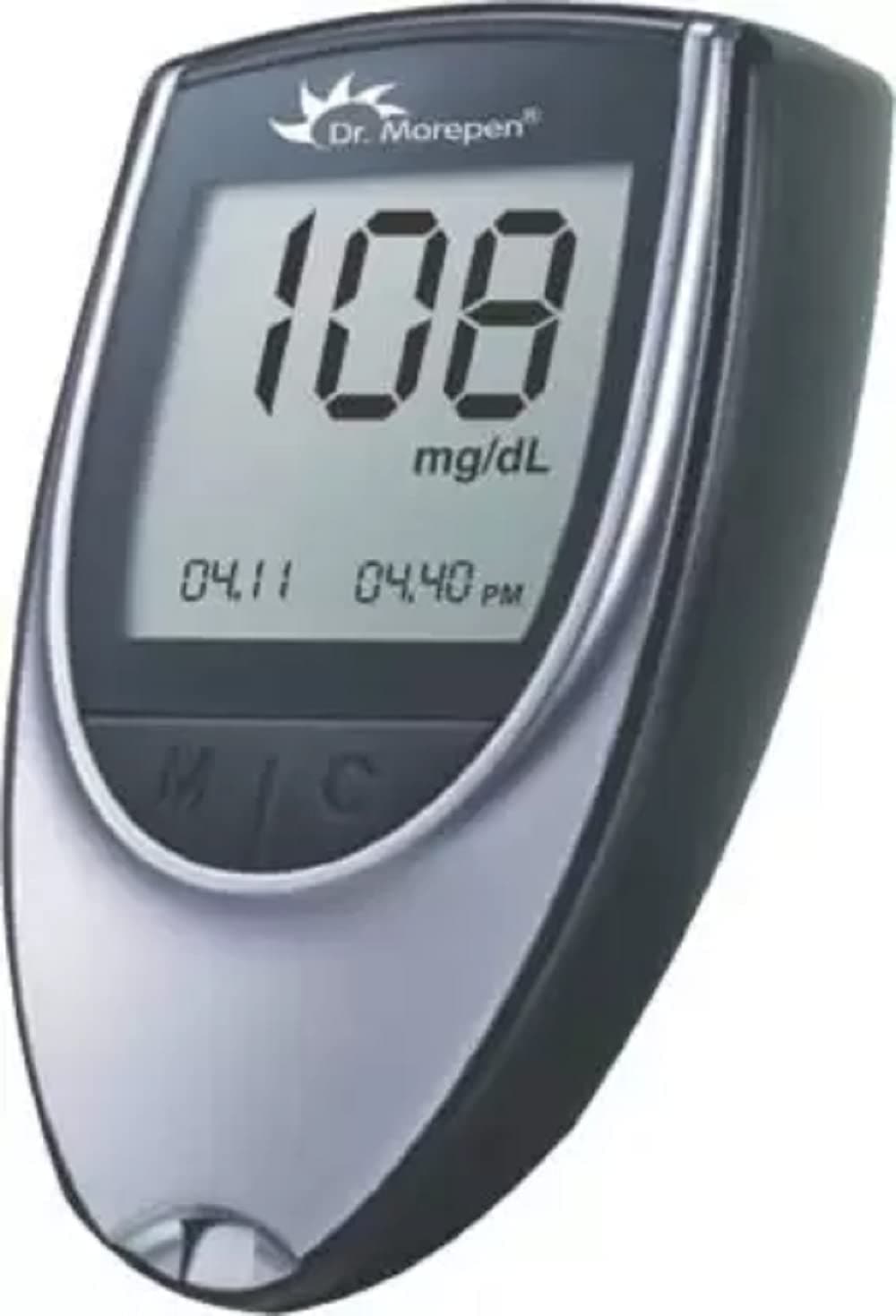 BLOOD GLUCOSE Glucometer (BLACK&GREY)