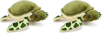 Children's Soft Cuddly Plush Toy Animal - Perfect Perfect Soft Snuggly Playtime Companions for Children (12-15cm /5-6") (Turtle) (Pack of 2)
