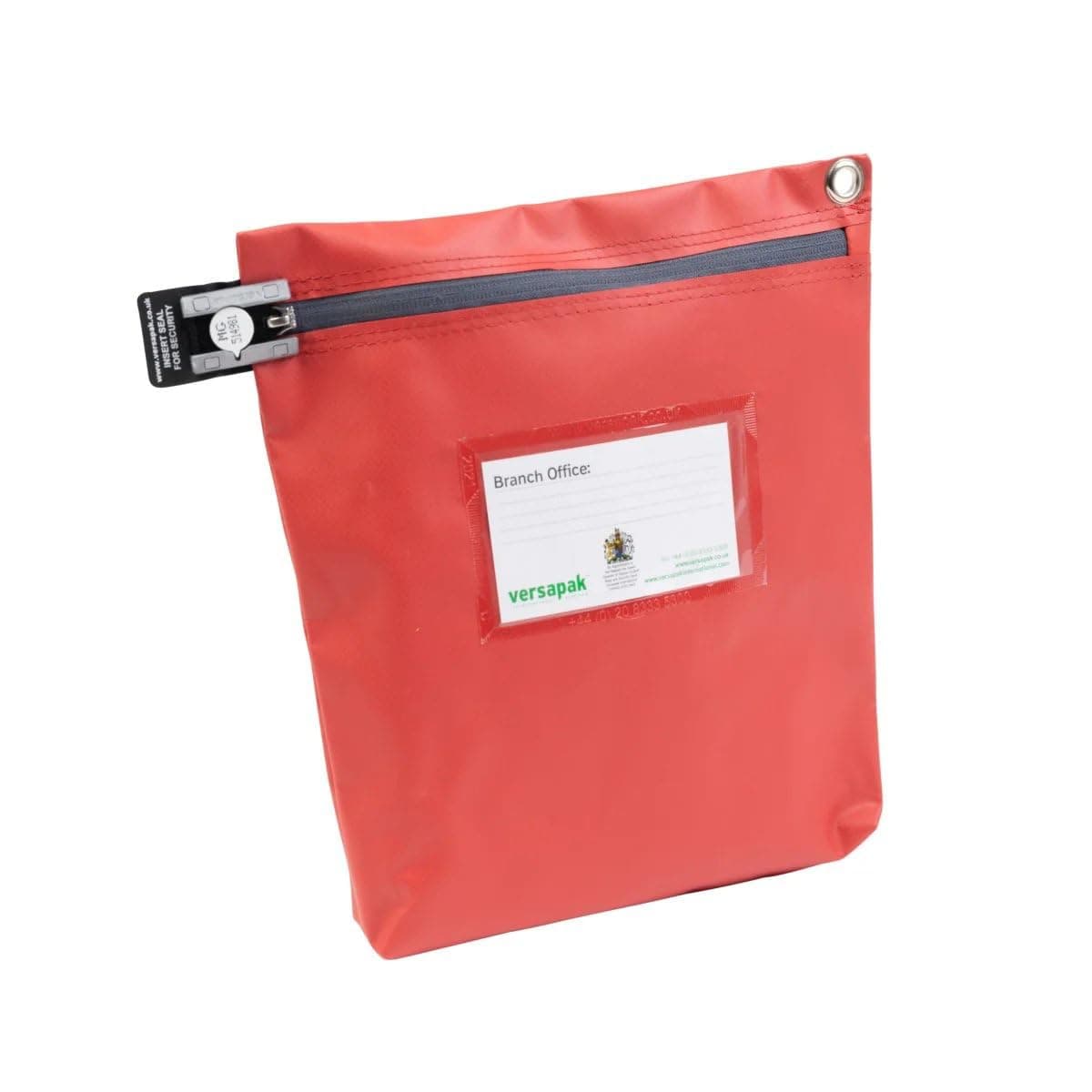 Medium Secure Cash Bag - Red